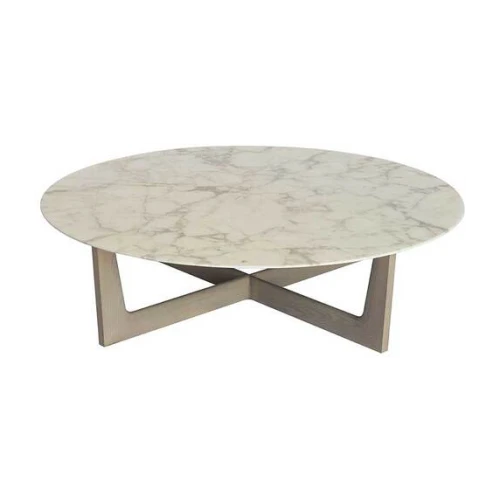 Ilary | Coffee table with wood base