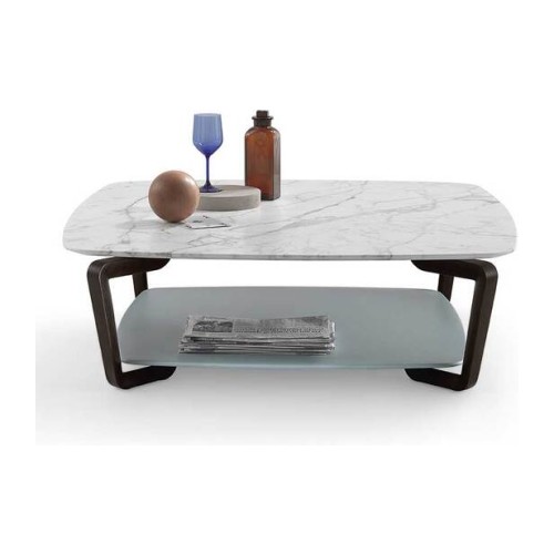 Fiorile | Small table with dual shelf