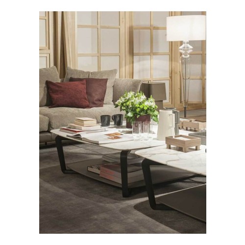 Fiorile | Small table with dual shelf