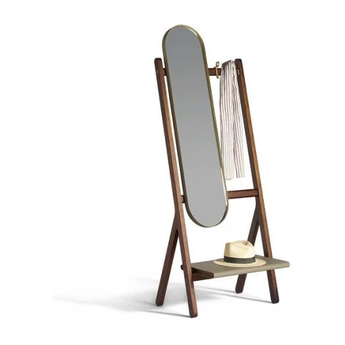 Ren | Standing mirror with hangers