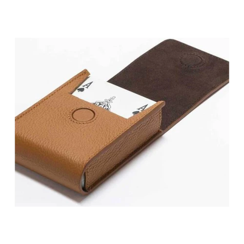 Games collection | Playing card leather pochette